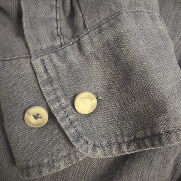 Tommy Bahama Indigo Blue Long Sleeve Shirt – Size Large - Picture 6 of 15